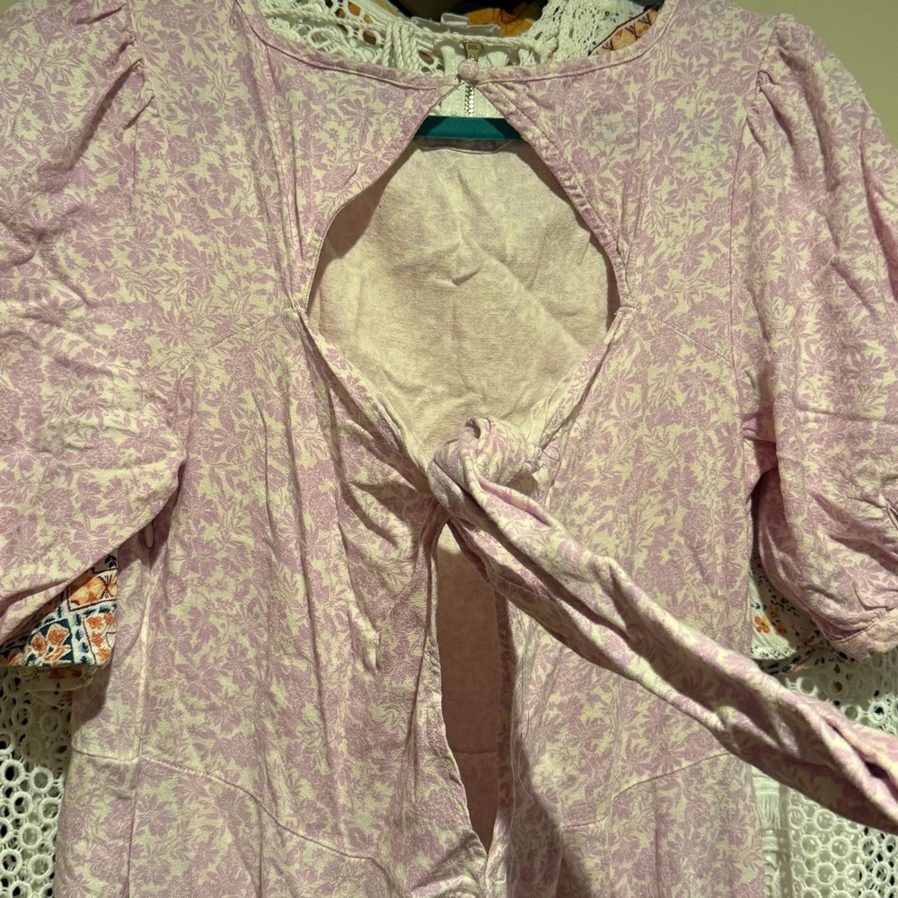 Who What Wear Linen Dress - Picture 12 of 14